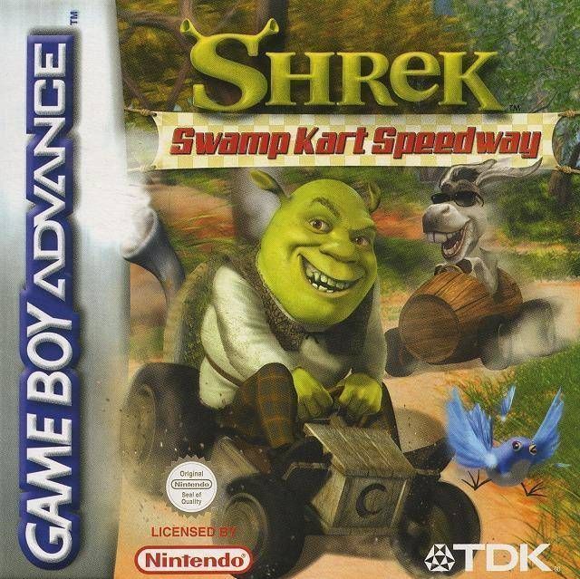 Shrek - Swamp Kart Speedway (USA) Game Cover